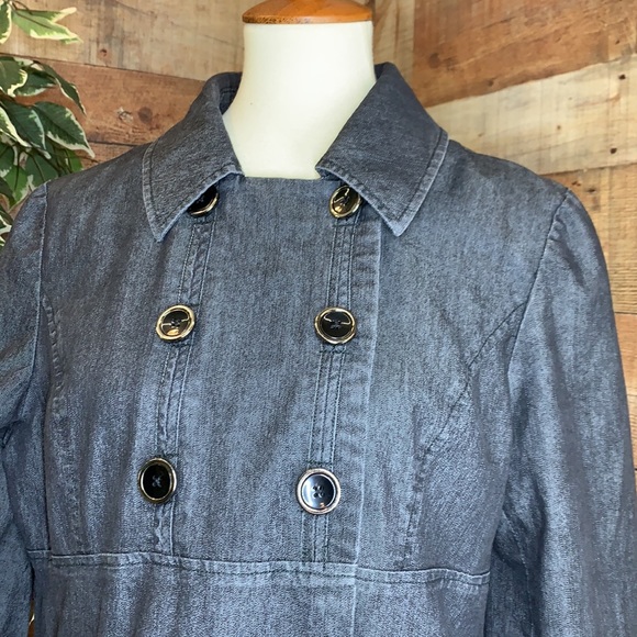 SANDRO Grey Military Style Lightweight Jacket - Picture 2 of 11